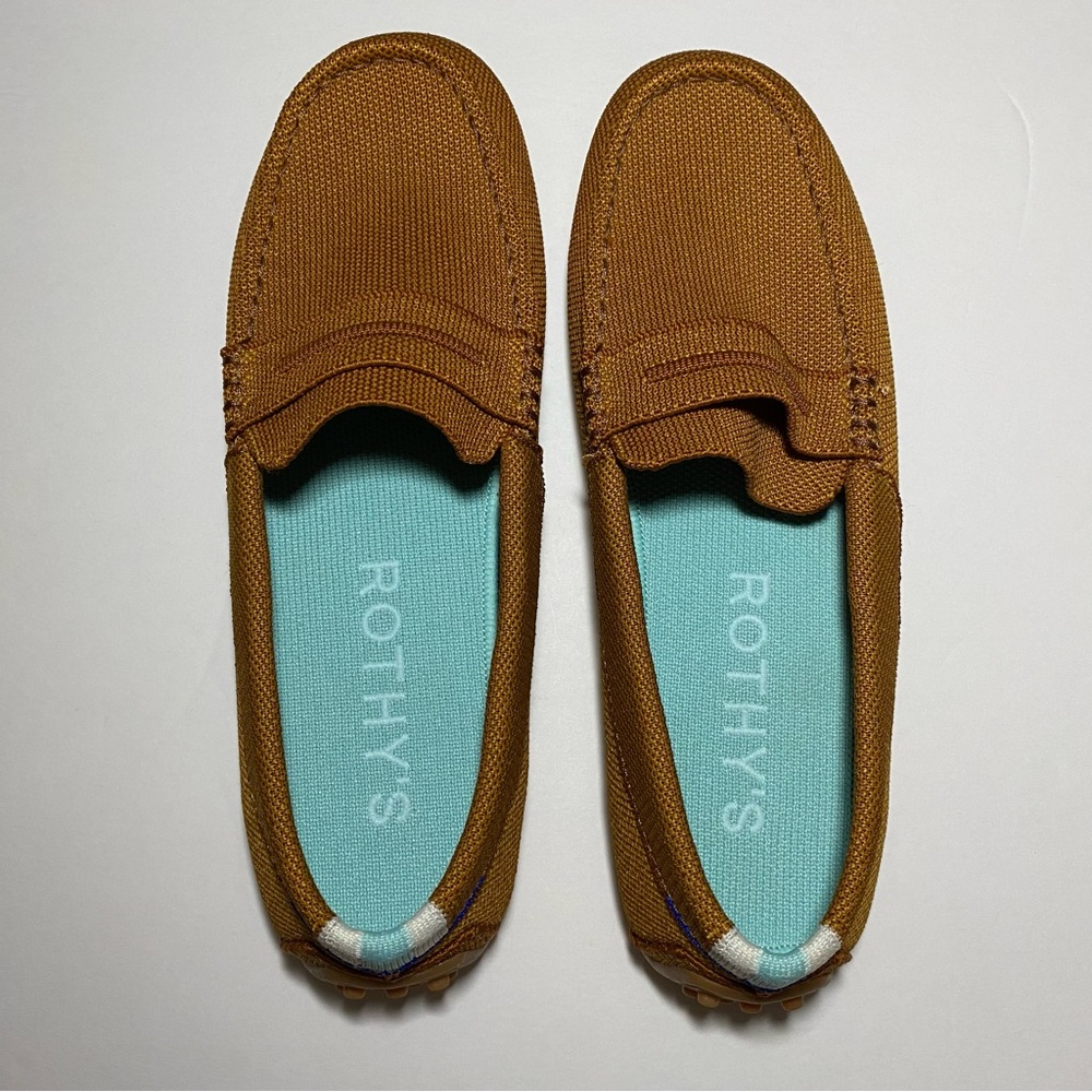 Rothy's The Driver Loafer Women’s 7.5 Cognac